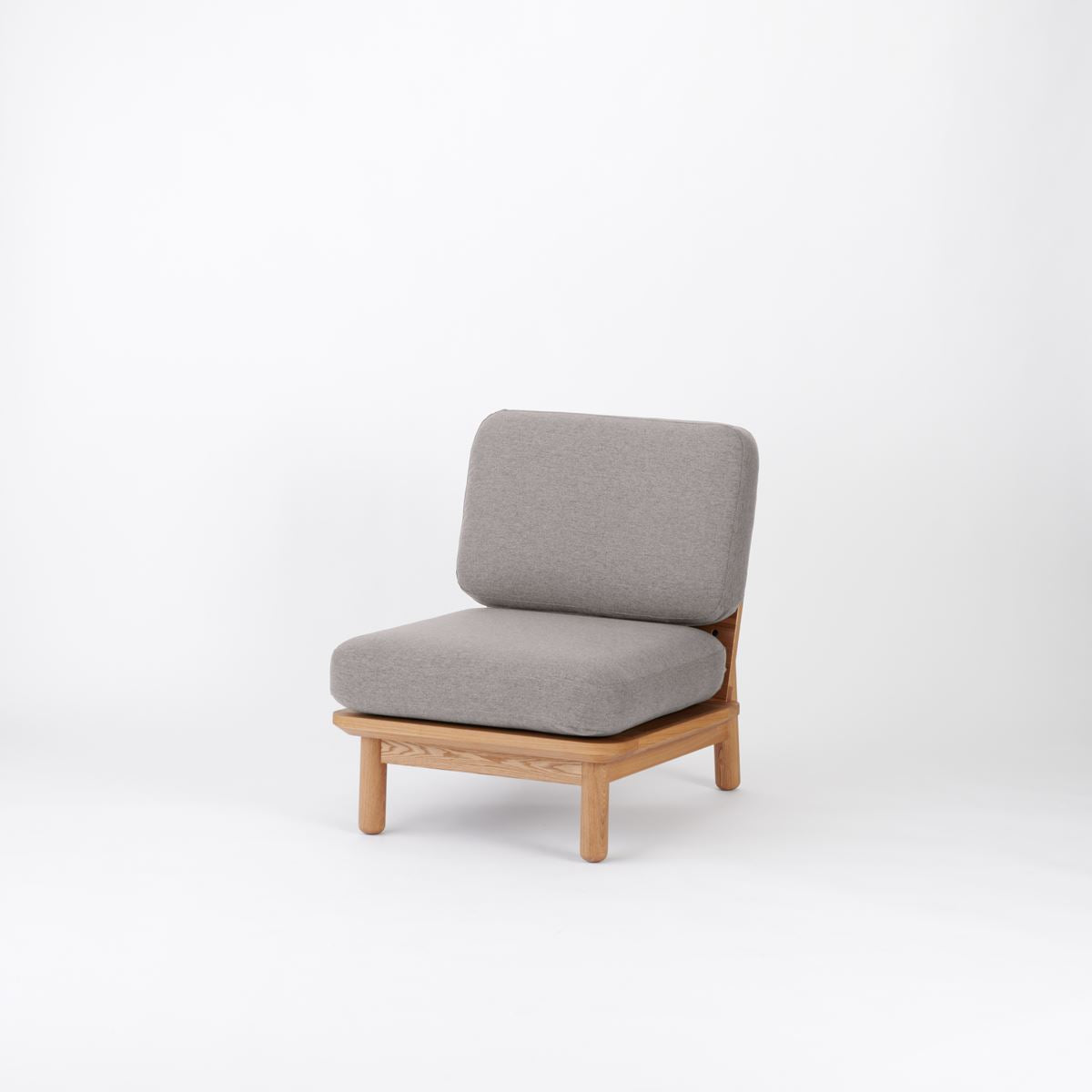 KUUM Sofa 1 seater - Wooden Frame/Natural / クーム ソファ