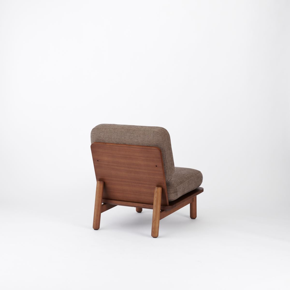 KUUM Sofa 1 seater - Wooden Frame/Brown / クーム ソファ