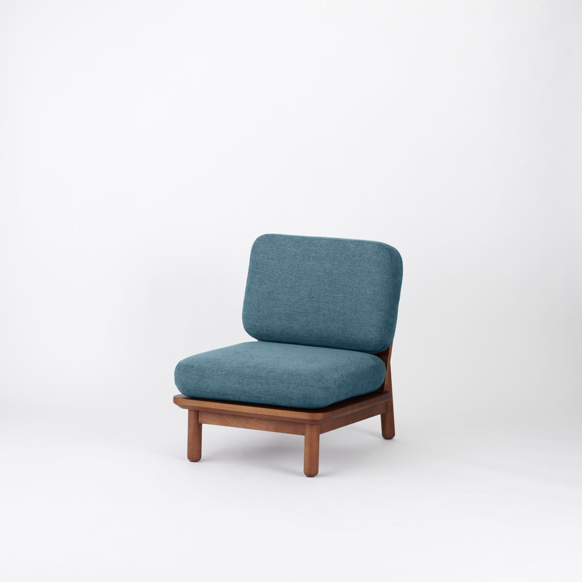 KUUM Sofa 1 seater - Wooden Frame/Brown / クーム ソファ