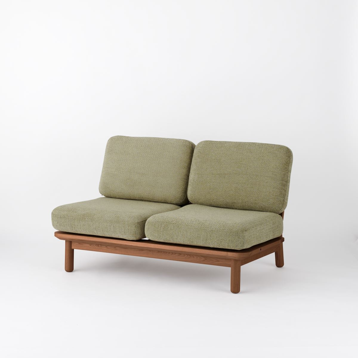 KUUM Sofa 2 seater - Wooden Frame/Brown / クーム ソファ