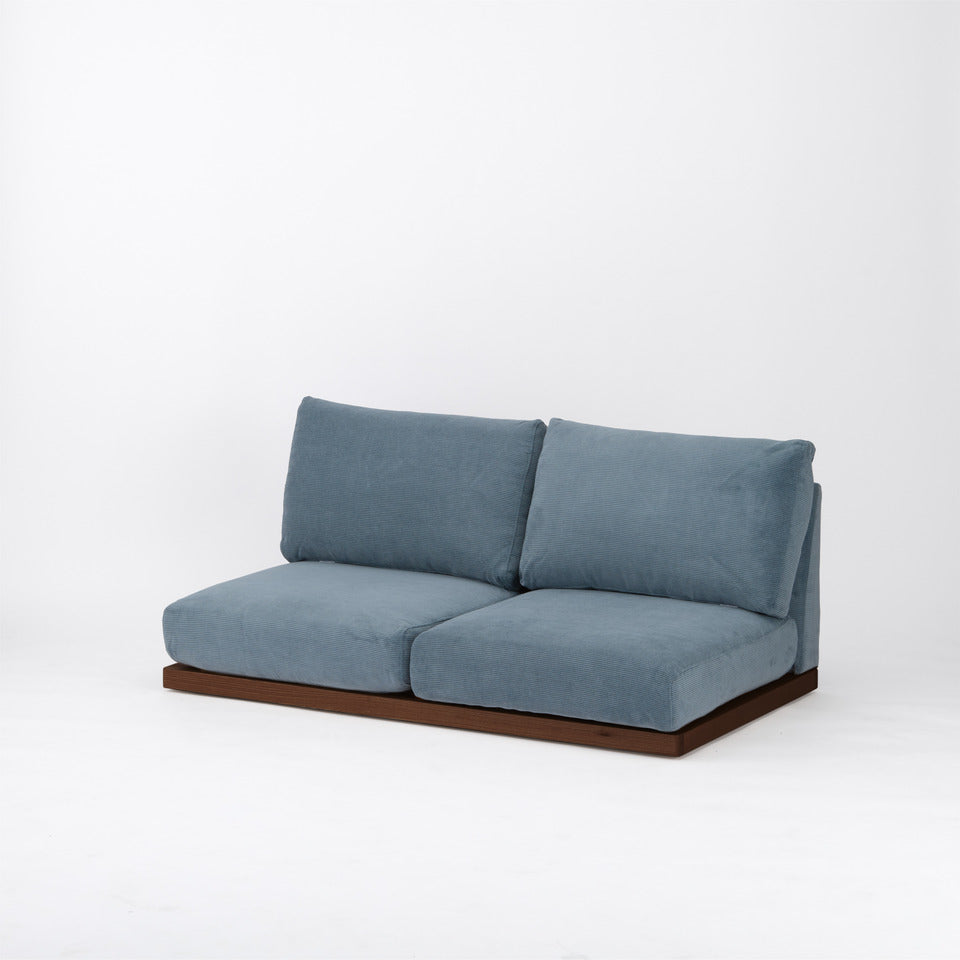 KUUM FlexCrio Low Sofa 2seater Brown