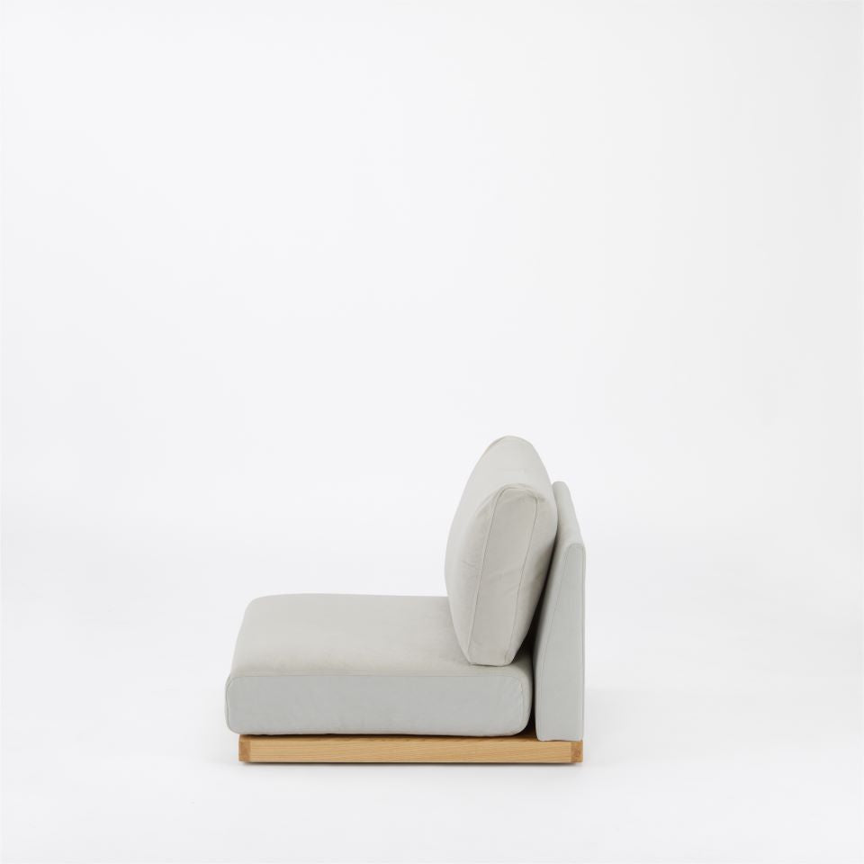KUUM FlexCrio Low Sofa 1seater Natural / クーム フレックスクリオローソファ