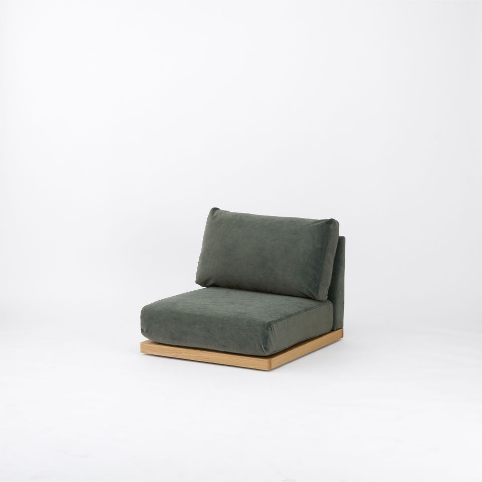 KUUM FlexCrio Low Sofa 1seater Natural / クーム フレックスクリオローソファ