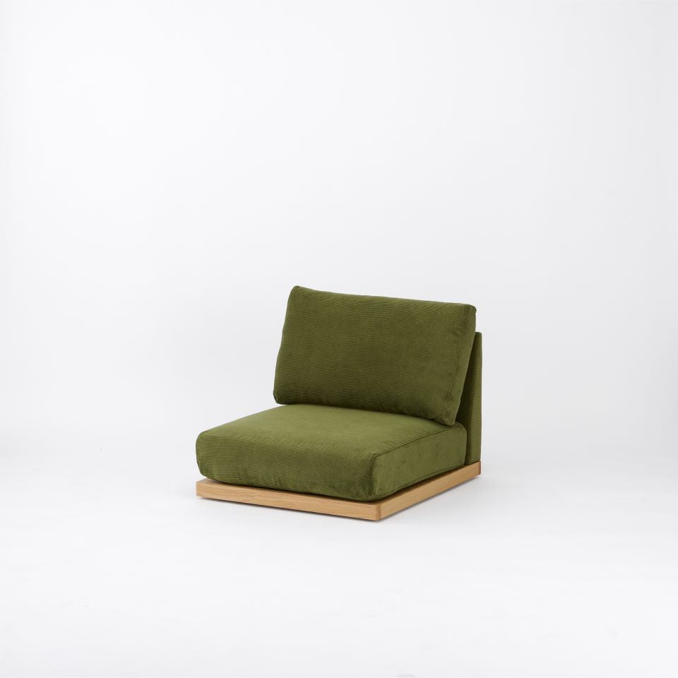 KUUM FlexCrio Low Sofa 1seater Natural / クーム フレックスクリオローソファ