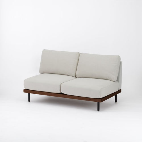 ホワイトグレー / やや硬め / 鉄脚ブラック