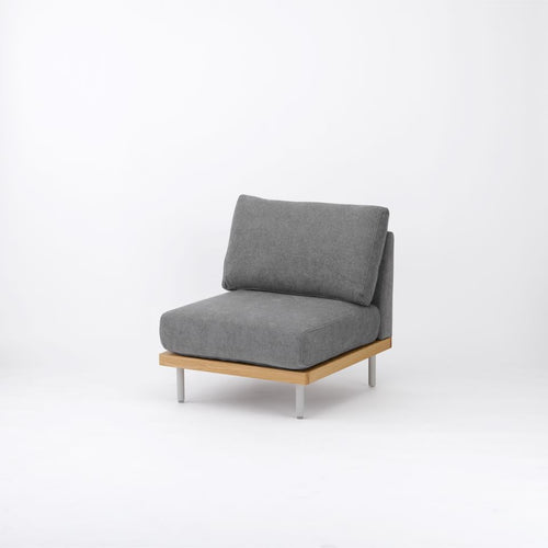 グレー / やや硬め / 鉄脚グレー