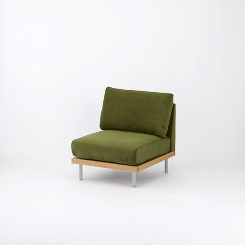 モスグリーン / やや硬め / 鉄脚グレー