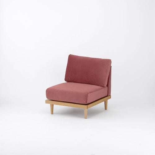 ダスティローズ / やや硬め / 木脚ナチュラル