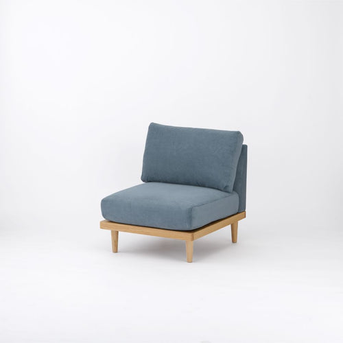 スノーブルー / やや硬め / 木脚ナチュラル