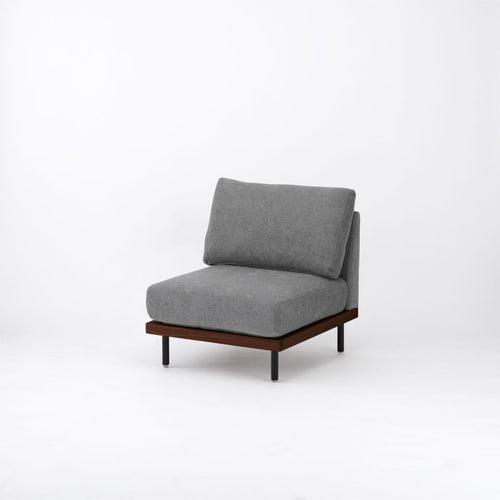 グレー / やや硬め / 鉄脚ブラック