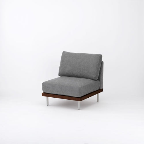 グレー / やや硬め / 鉄脚グレー