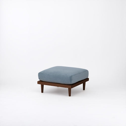 スノーブルー / やや硬め / 木脚ブラウン