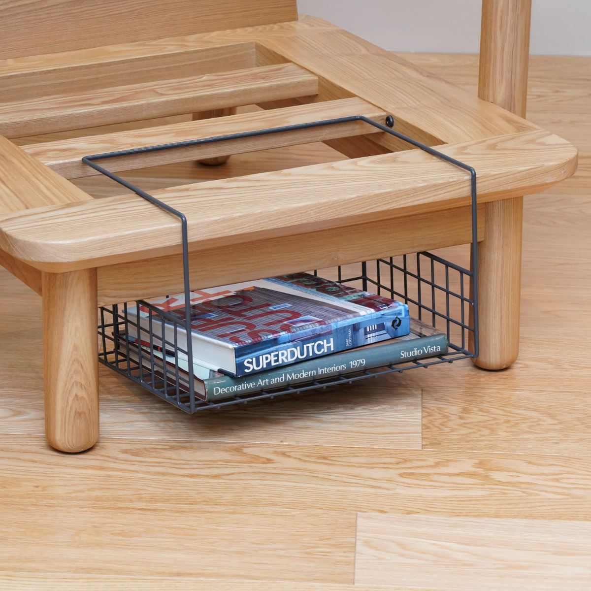 KUUM ソファ木・鉄フレーム対応 収納かご