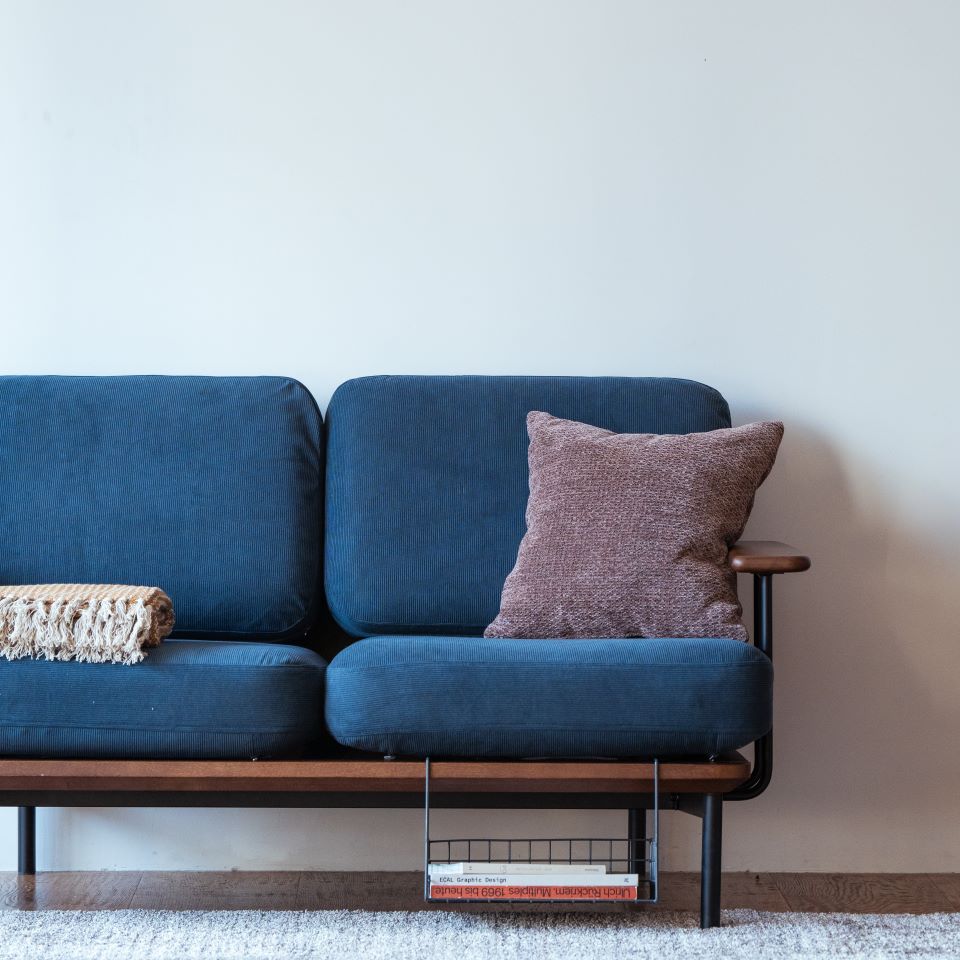 KUUM ソファ木・鉄フレーム対応 収納かご