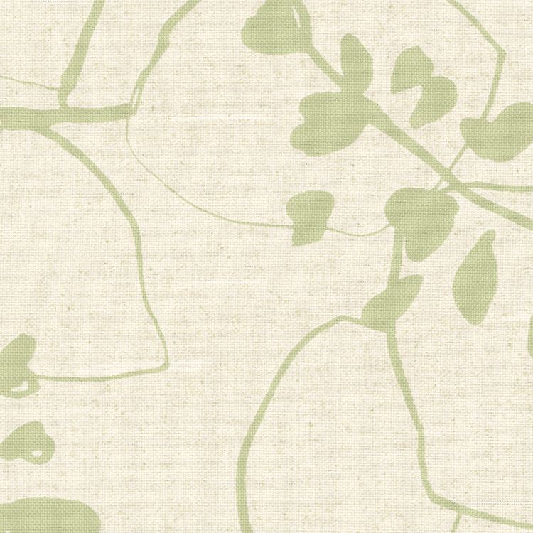 【サンプル】Abstract Leaf Green | カーテン
