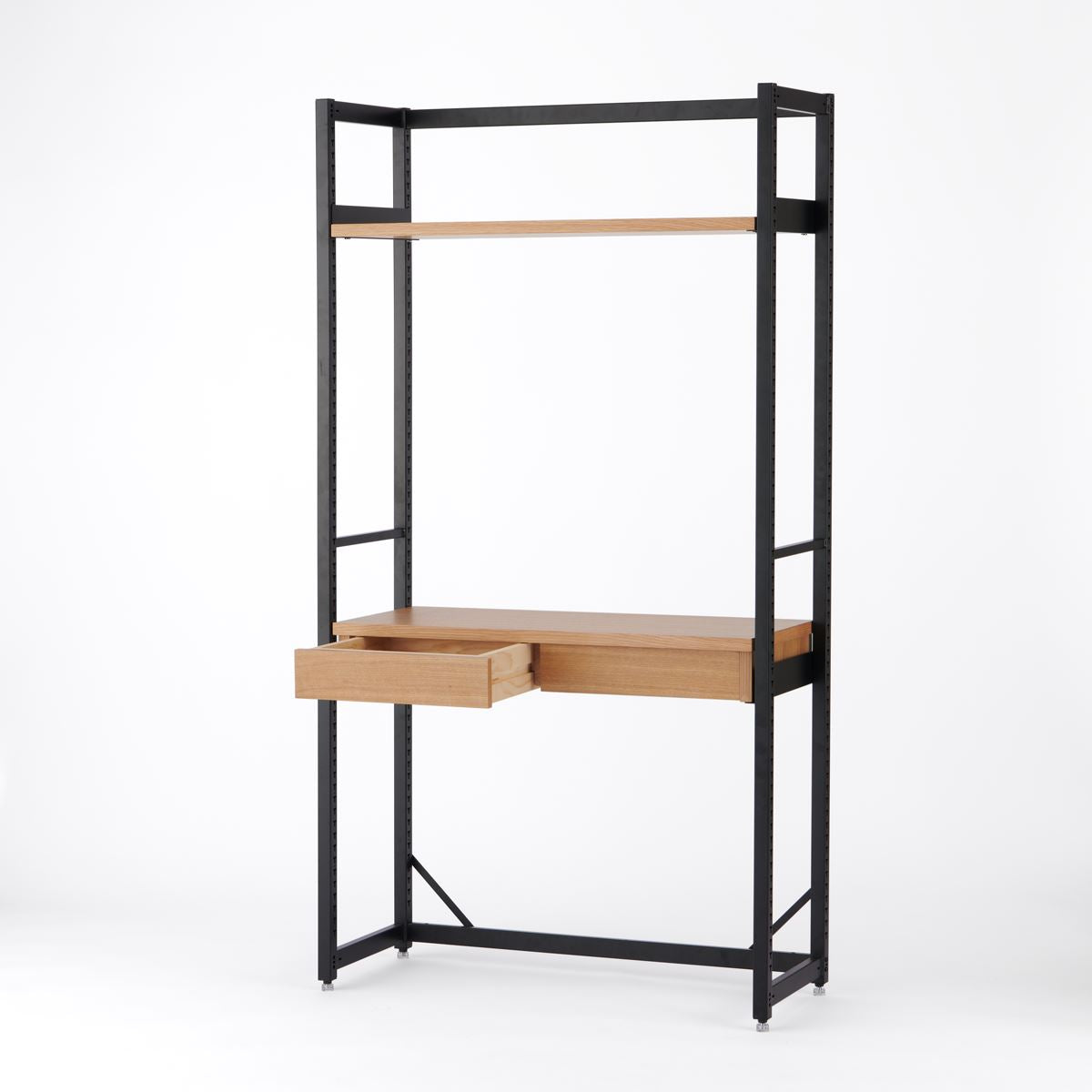 KUUM Shelf Black - H1800 棚板/デスク棚 set / クーム シェルフ