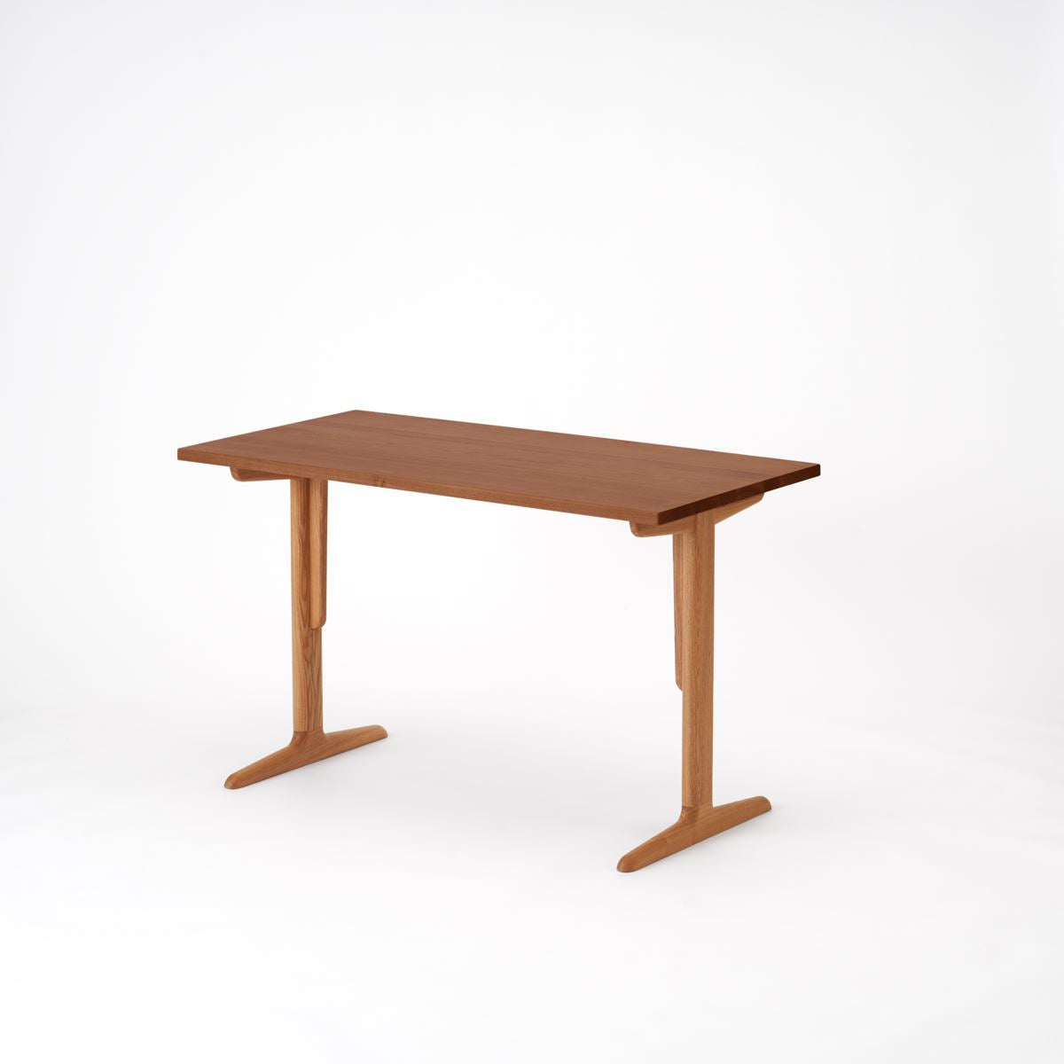KUUM Table W1200 × D600 - アッシュ無垢材ブラウン / クーム テーブル