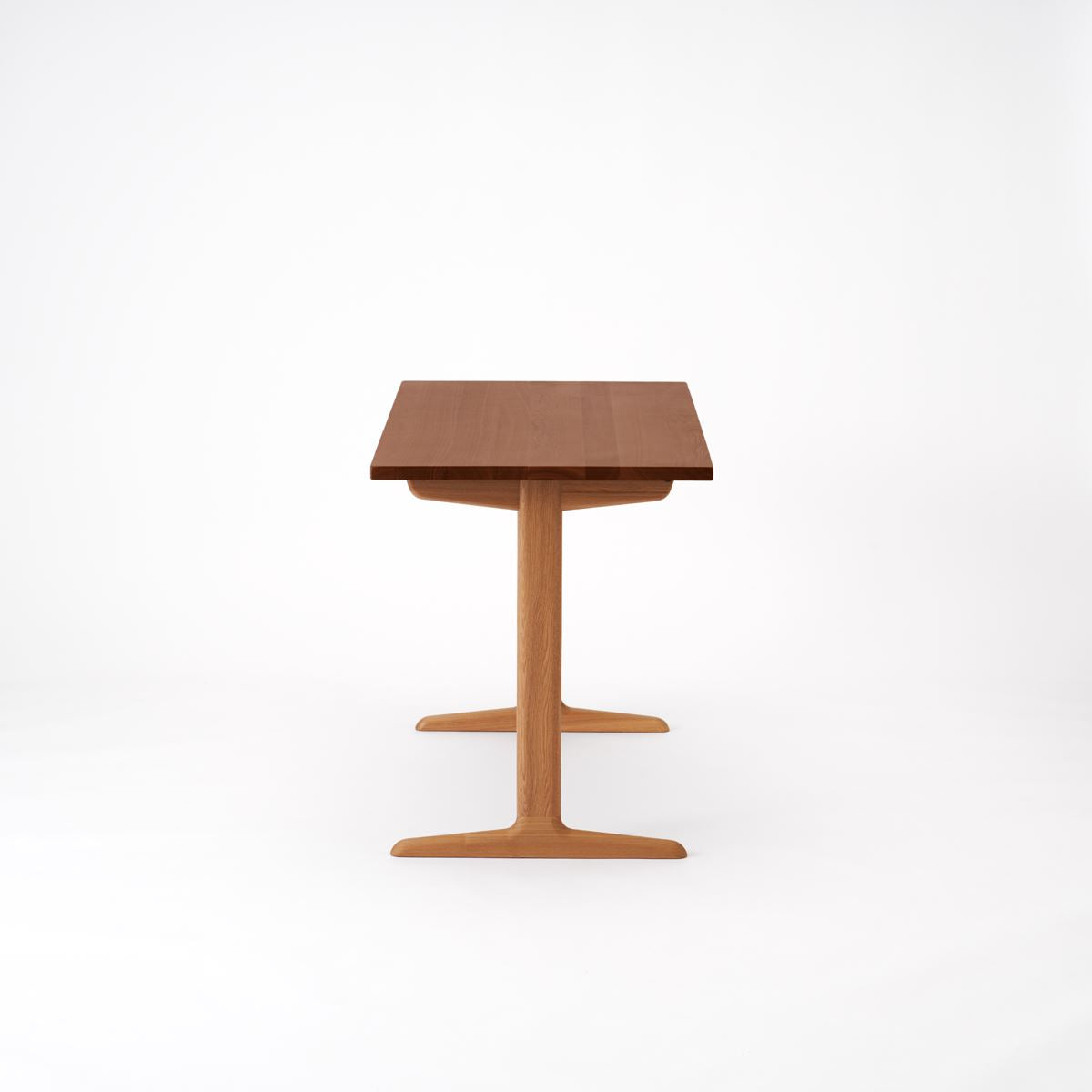 KUUM Table W1200 × D600 - アッシュ無垢材ブラウン / クーム テーブル