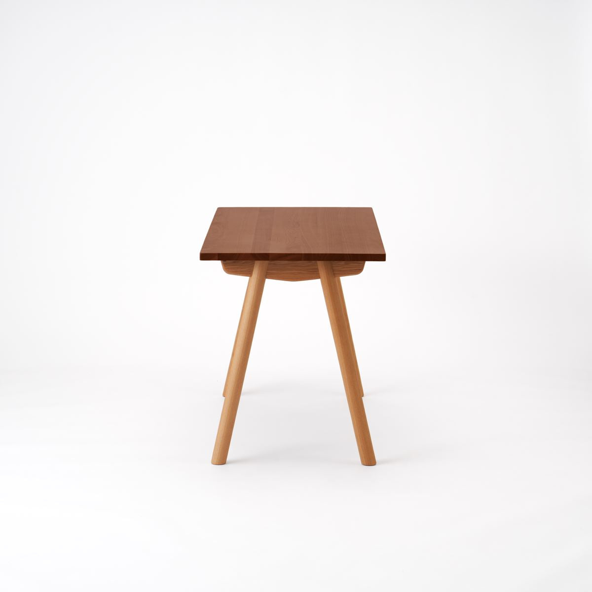 KUUM Table W1200 × D600 - アッシュ無垢材ブラウン / クーム テーブル
