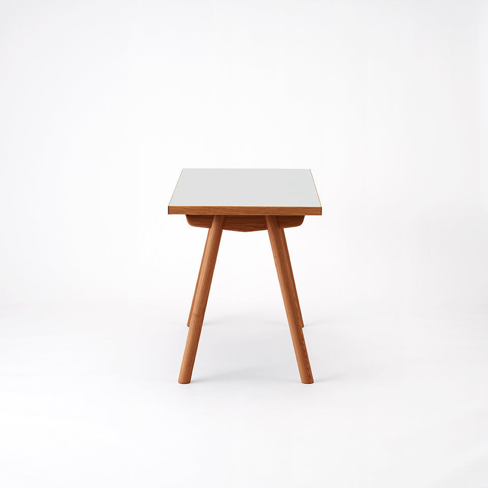 KUUM Table W1200 × D600 - メラミンホワイト / クーム テーブル