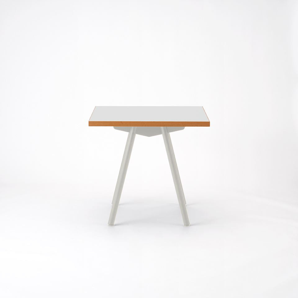KUUM Table W800 × D800 - メラミンホワイト / クーム テーブル