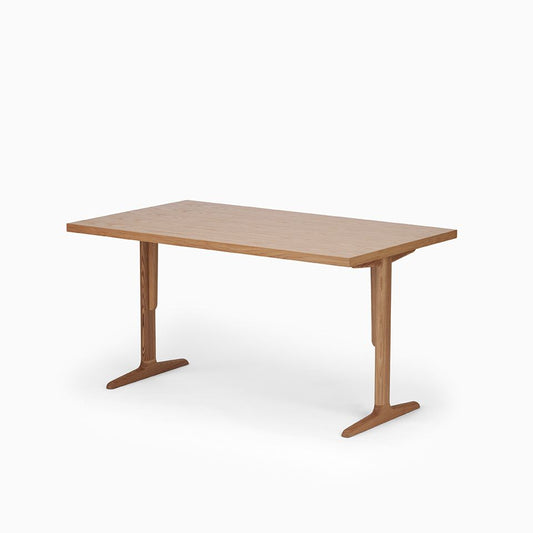 KUUM Table W1400 × D800 - オーク突板ナチュラル / クーム テーブル