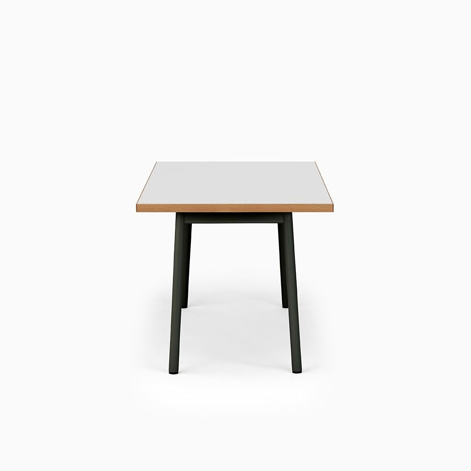 KUUM Table W1400 × D800 - メラミンホワイト / クーム テーブル
