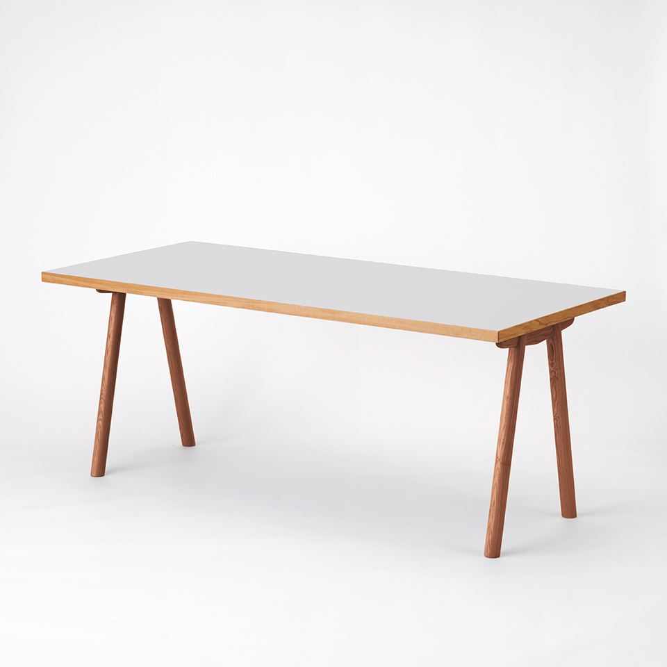 KUUM Table W1800 × D800 - メラミンホワイト / クーム テーブル