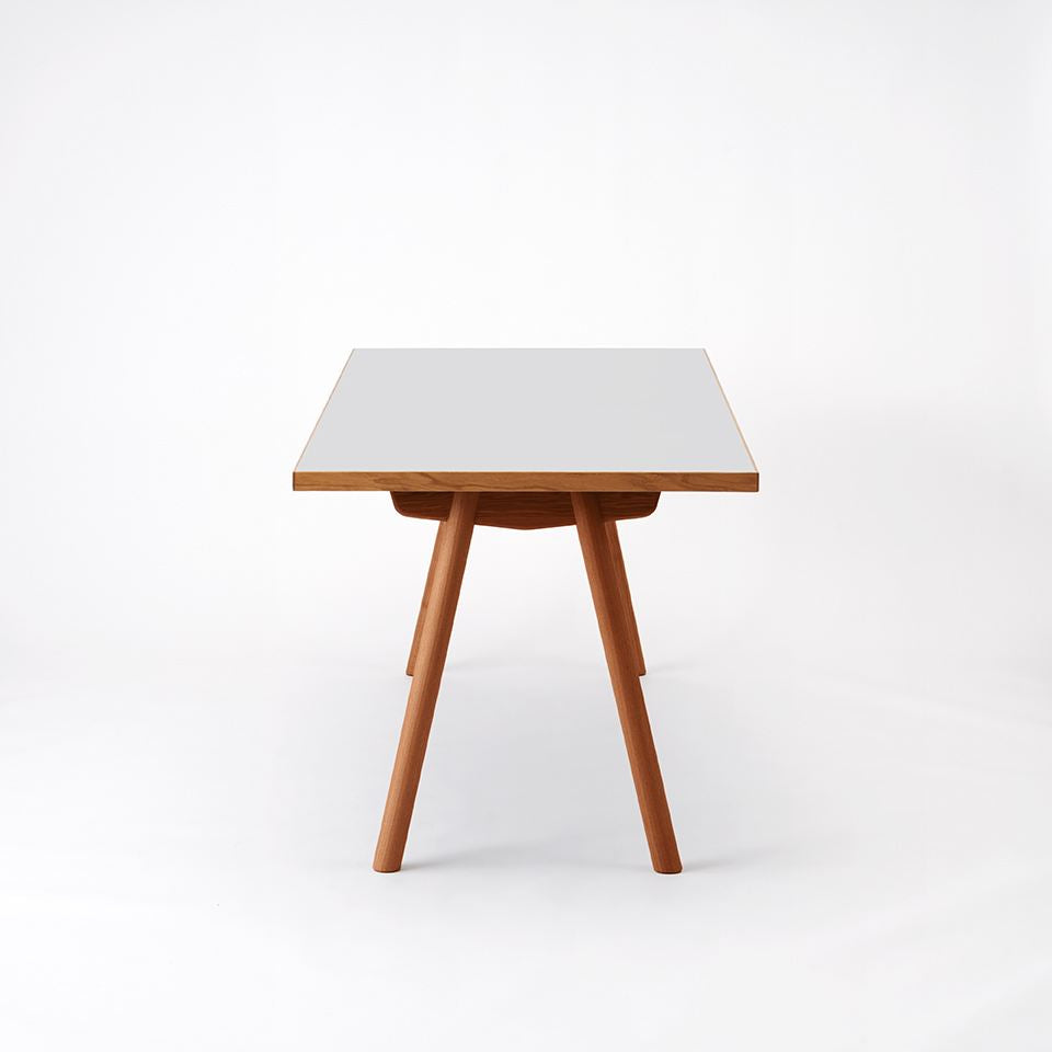 KUUM Table W1800 × D800 - メラミンホワイト / クーム テーブル