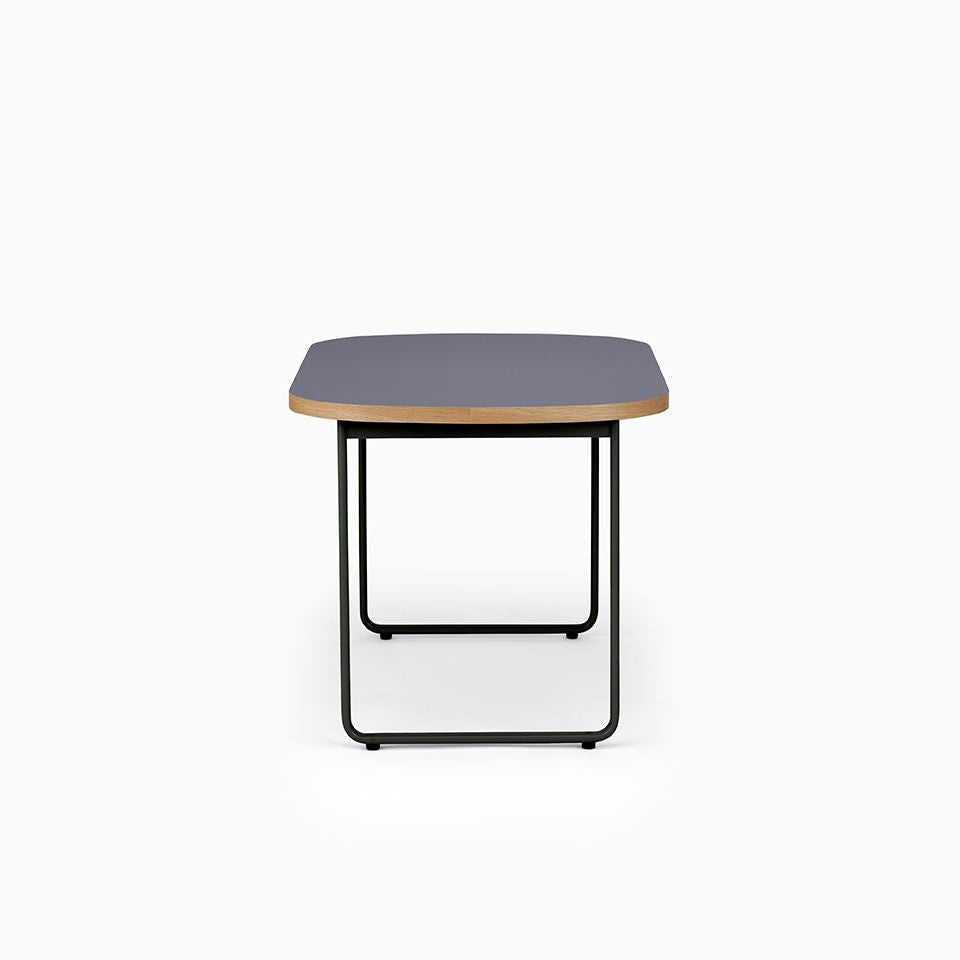 KUUM Table Oval W1200 × D800 - メラミンネイビー / クーム テーブル
