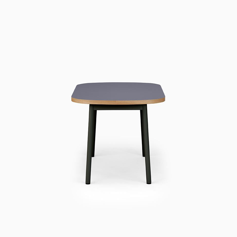 KUUM Table Oval W1200 × D800 - メラミンネイビー / クーム テーブル