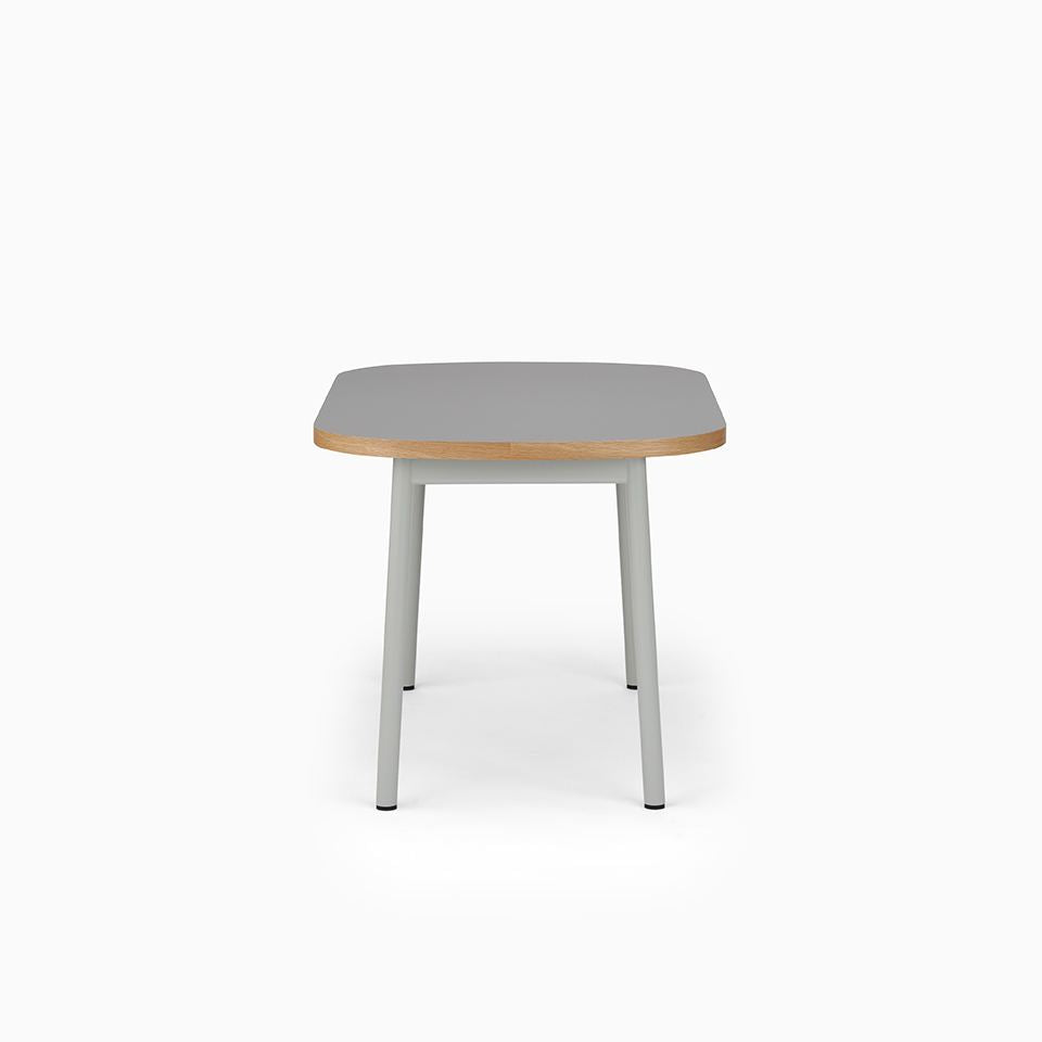 KUUM Table Oval W1200 × D800 - メラミングレー / クーム テーブル