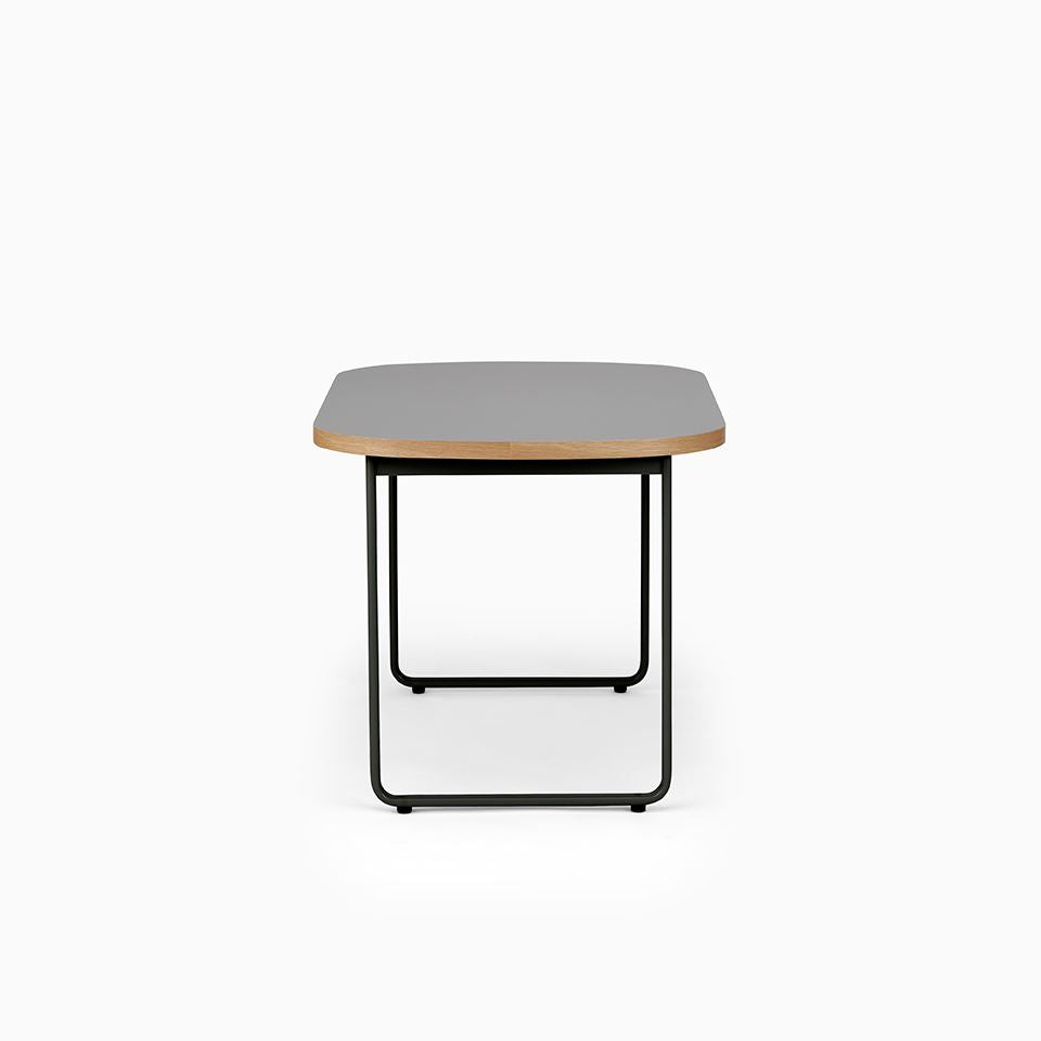 KUUM Table Oval W1200 × D800 - メラミングレー / クーム テーブル