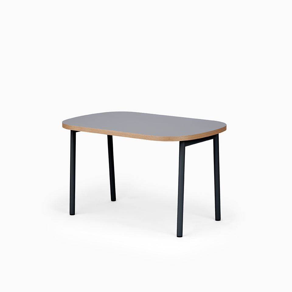 KUUM Table Oval W1200 × D800 - メラミングレー / クーム テーブル