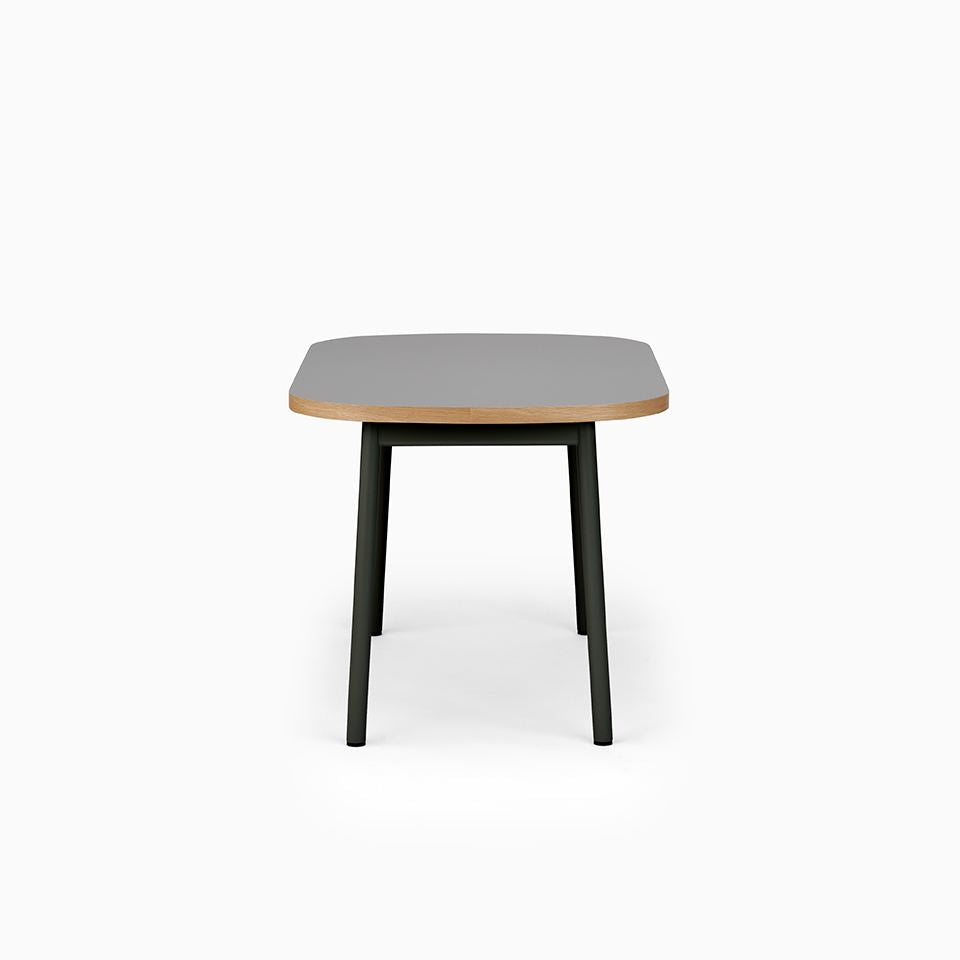 KUUM Table Oval W1200 × D800 - メラミングレー / クーム テーブル