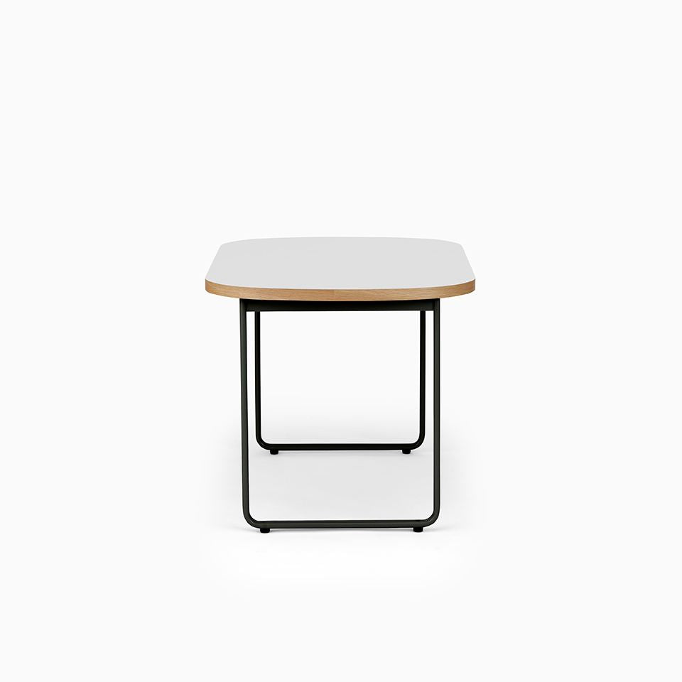 KUUM Table Oval W1200 × D800 - メラミンホワイト / クーム テーブル