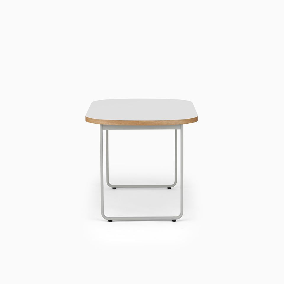 KUUM Table Oval W1200 × D800 - メラミンホワイト / クーム テーブル