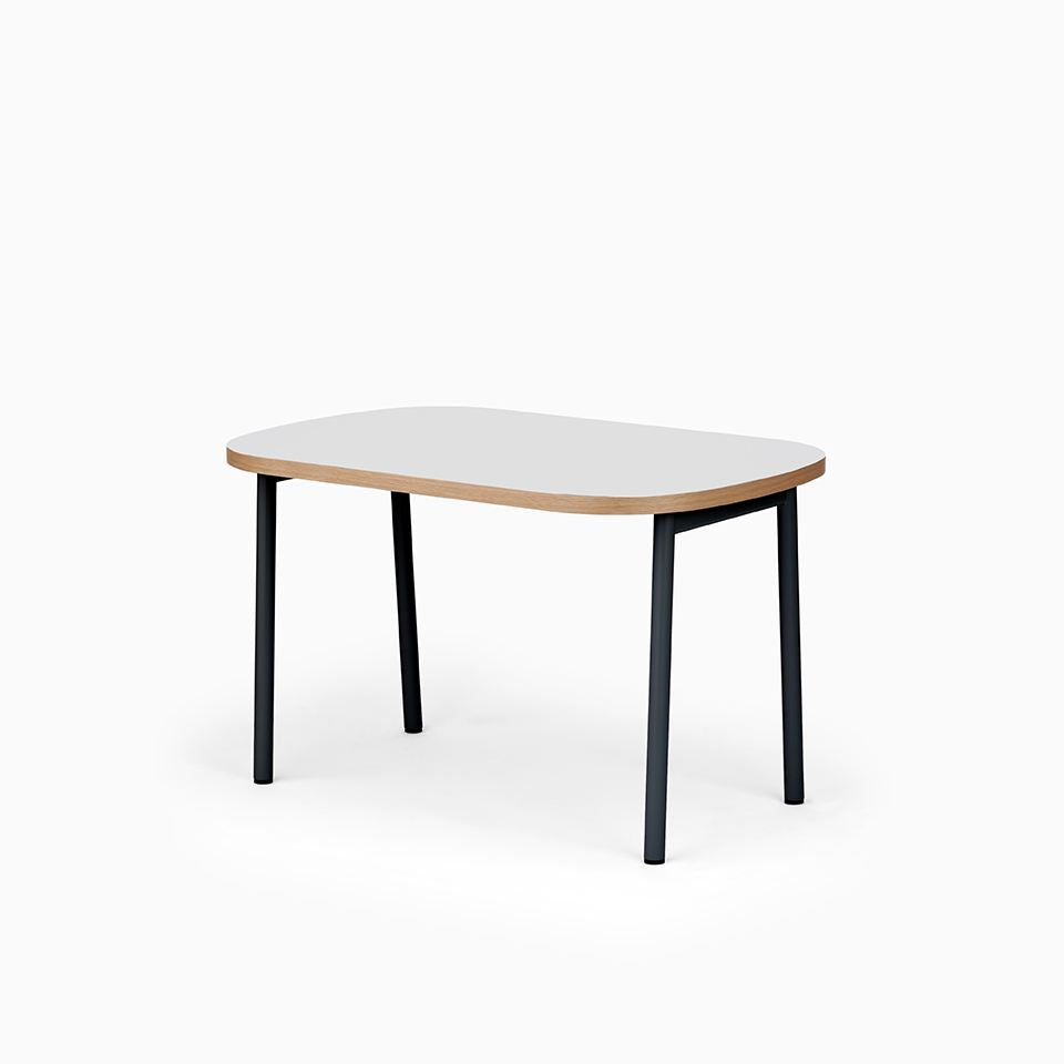 KUUM Table Oval W1200 × D800 - メラミンホワイト / クーム テーブル
