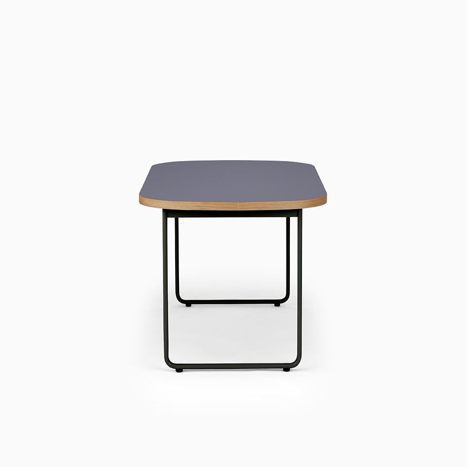 KUUM Table Oval W1400 × D800 - メラミンネイビー / クーム テーブル