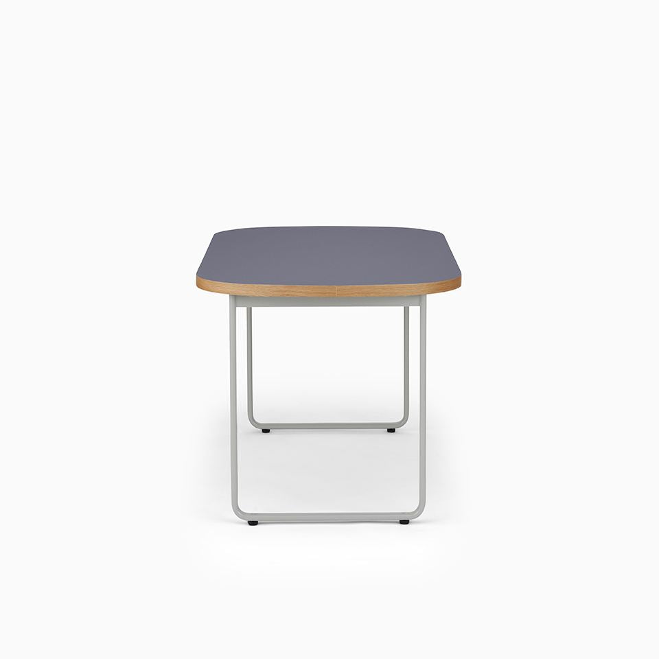KUUM Table Oval W1400 × D800 - メラミンネイビー / クーム テーブル