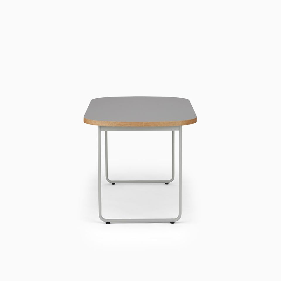 KUUM Table Oval W1400 × D800 - メラミングレー / クーム テーブル