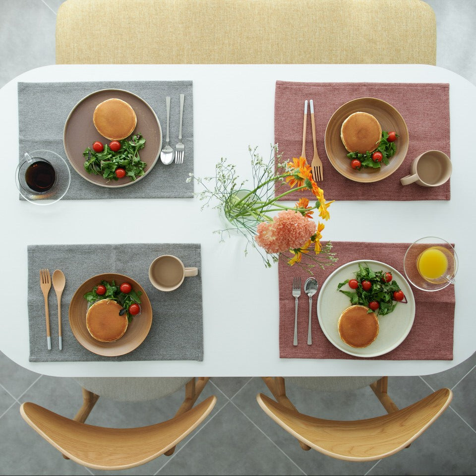 KUUMオーバルテーブル160x80cm | メラミンホワイト 2~4人用 角丸デザイン