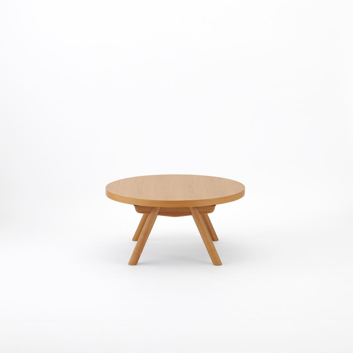 KUUM Living Table Φ850 - オーク突板ナチュラル / クーム リビング テーブル