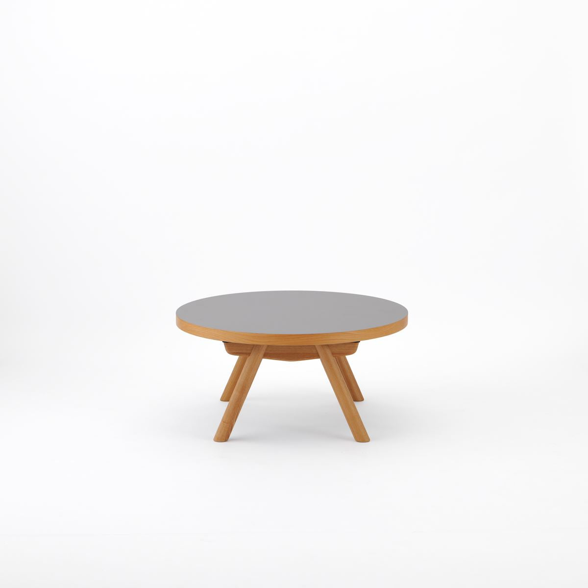 KUUM Living Table Φ850 - メラミングレー / クーム リビング テーブル