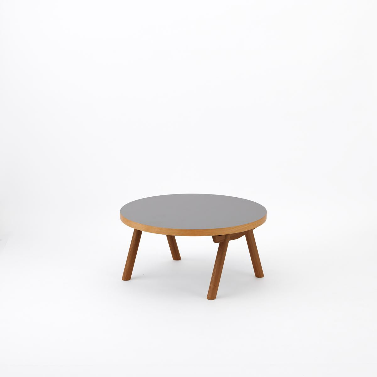 KUUM Living Table Φ850 - メラミングレー / クーム リビング テーブル