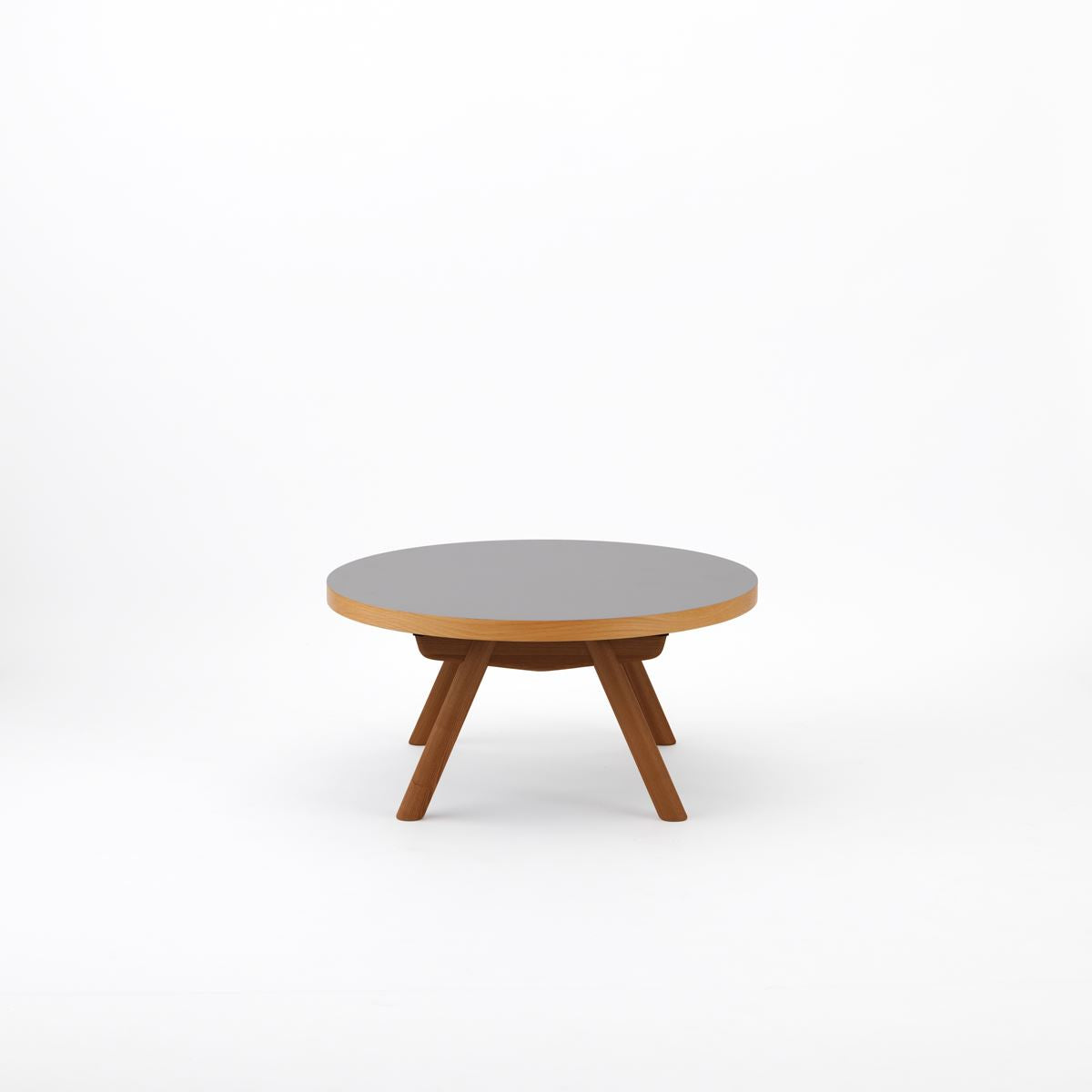 KUUM Living Table Φ850 - メラミングレー / クーム リビング テーブル