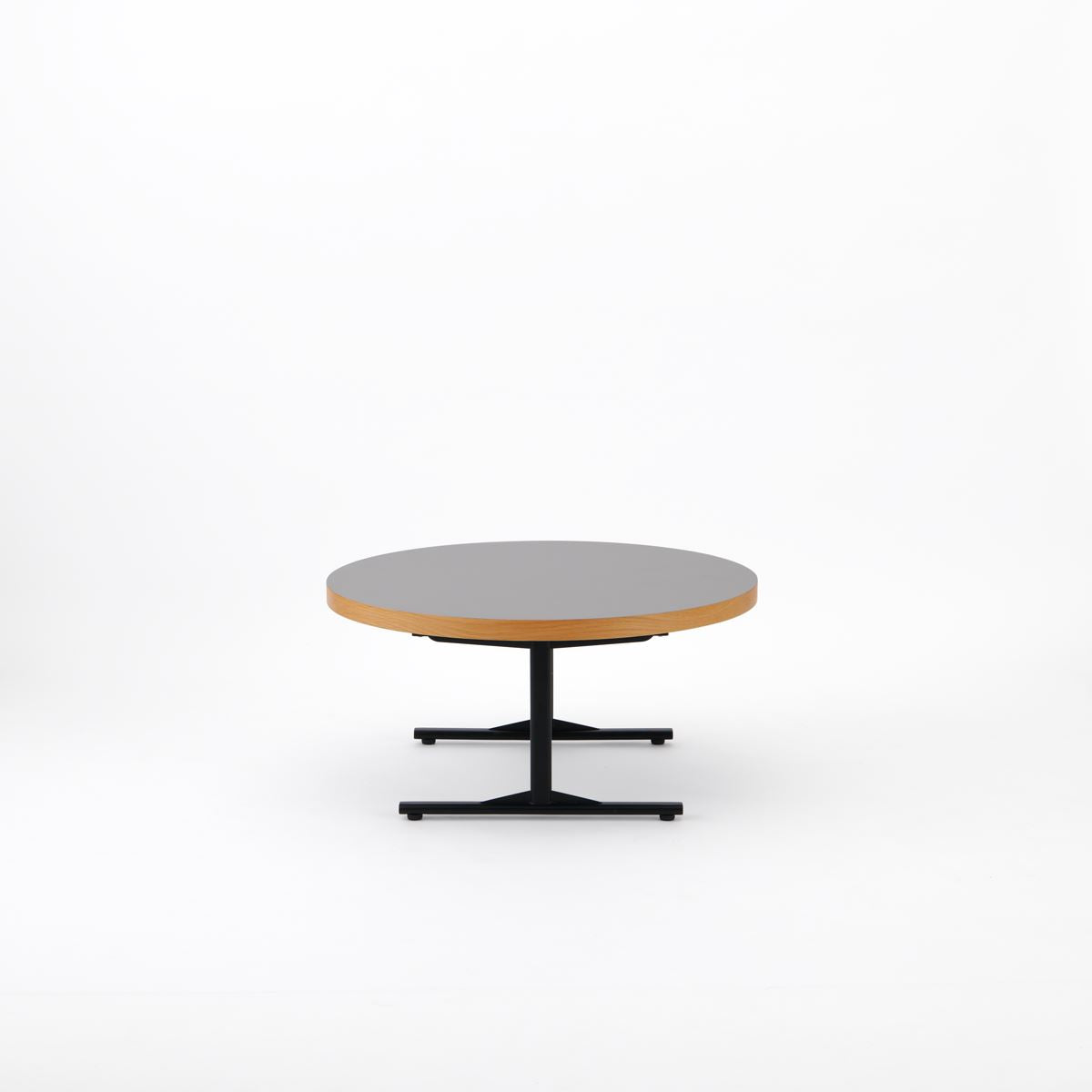 KUUM Living Table Φ850 - メラミングレー / クーム リビング テーブル