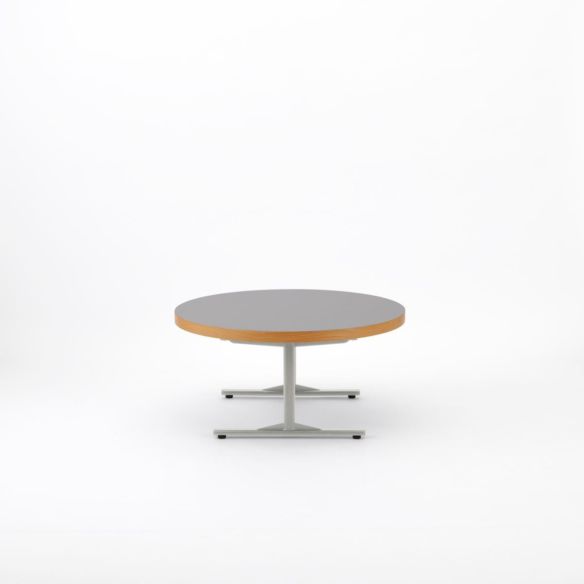 KUUM Living Table Φ850 - メラミングレー / クーム リビング テーブル