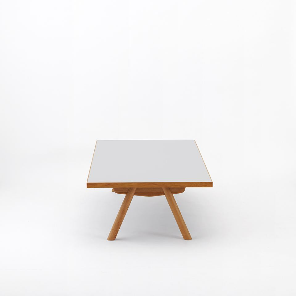 KUUM Living Table W1600 × D800 - メラミンホワイト / クーム リビング テーブル