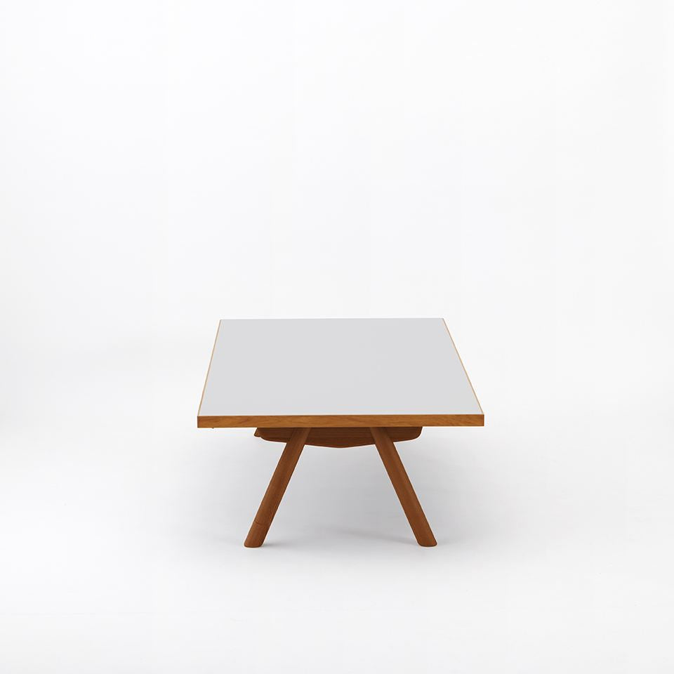 KUUM Living Table W1600 × D800 - メラミンホワイト / クーム リビング テーブル